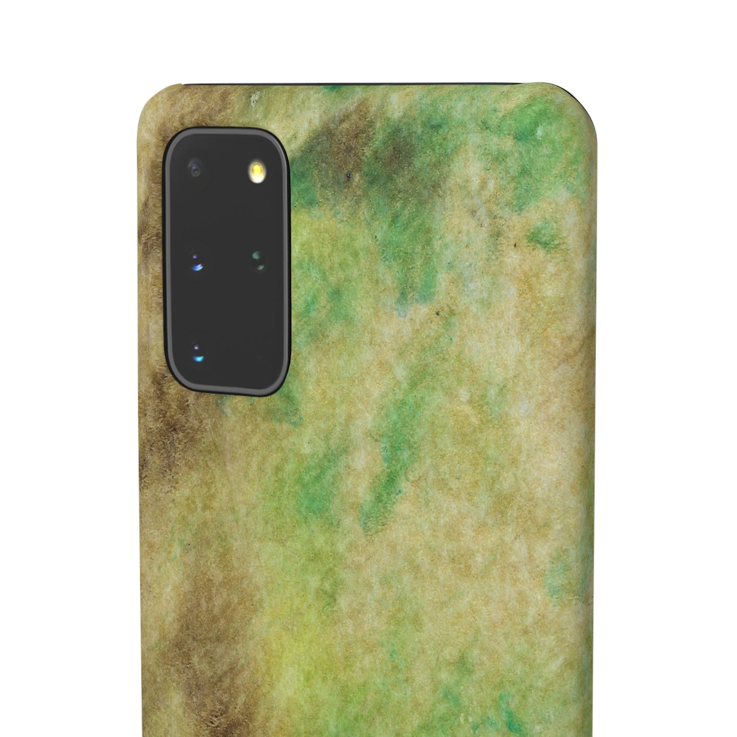 iPhone Samsung Galaxy Pixel5G Snap Case Phone Case Green Marble