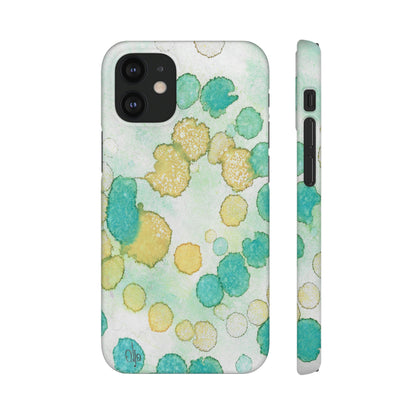 iPhone Samsung Galaxy Pixel5G Snap Case Phone Case Deep Bubbles