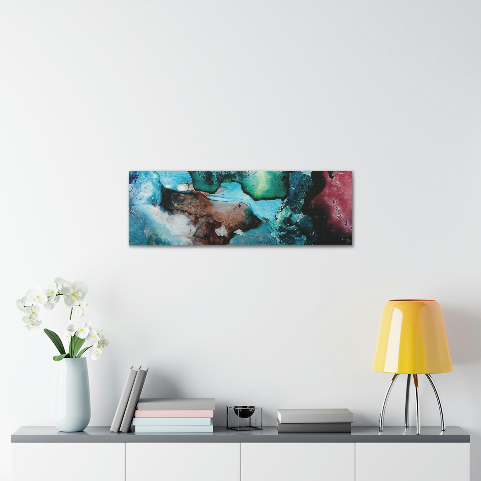 Inner Space 18 Canvas Print - Alja Design