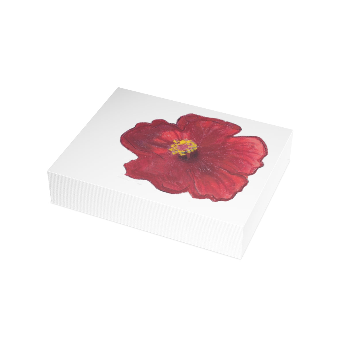 Hibiscus Folded Greeting Card