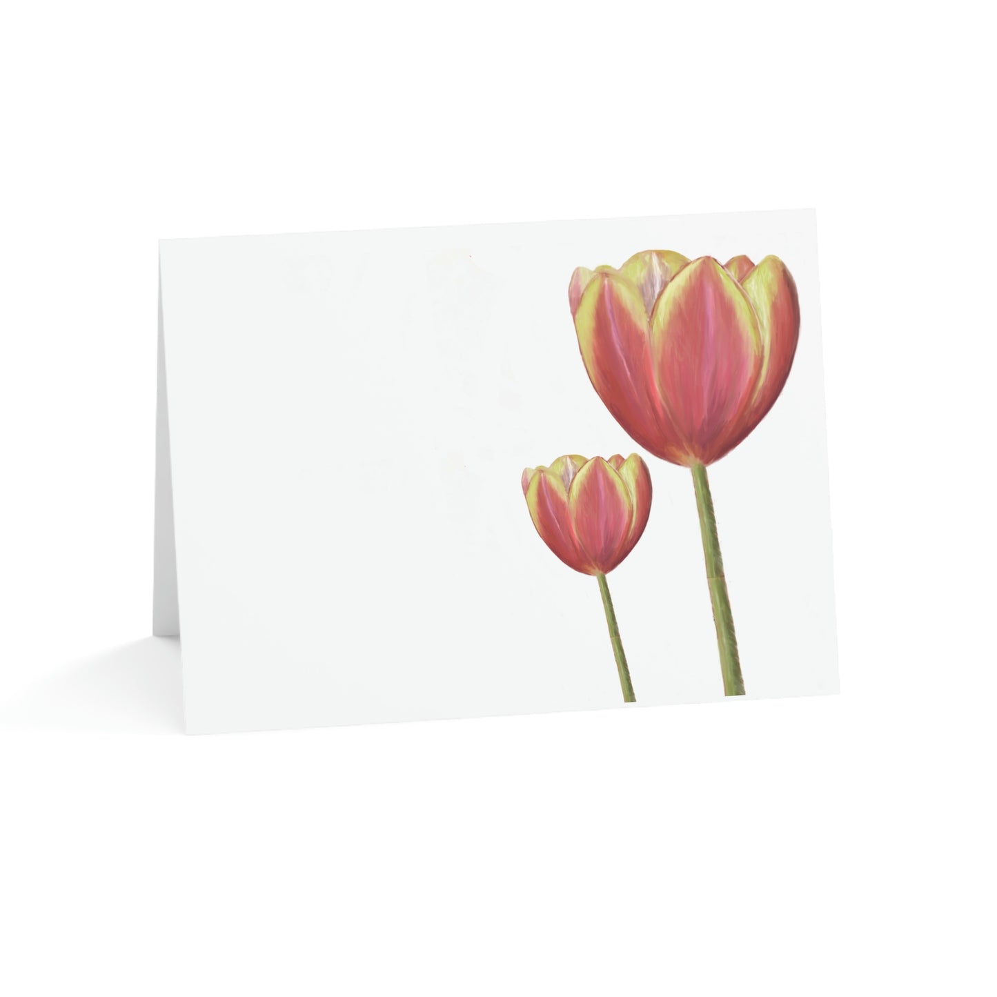 Tulips Folded Greeting Card