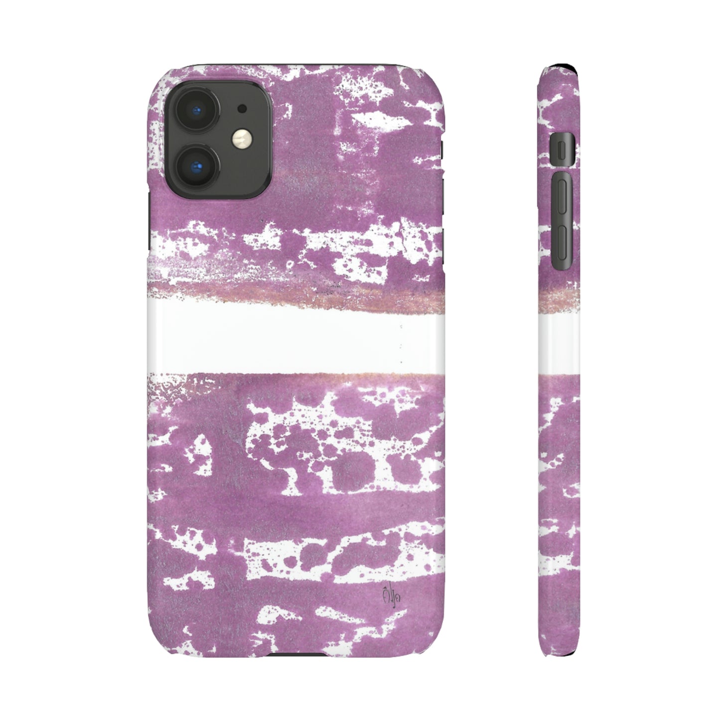 iPhone Samsung Galaxy Pixel5G Snap Case Phone Case Purple Horizon