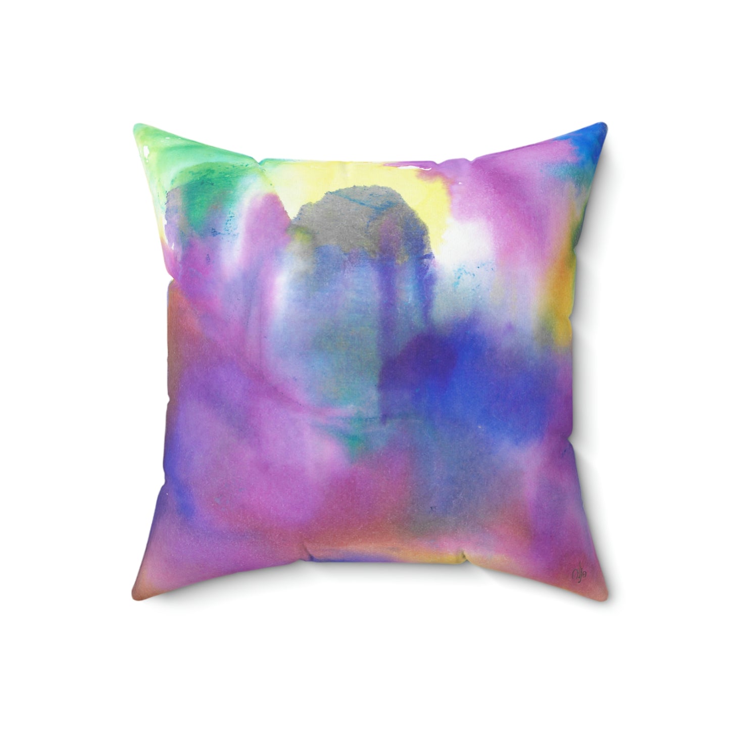 Euphoric Colors Square Pillow - Alja Design