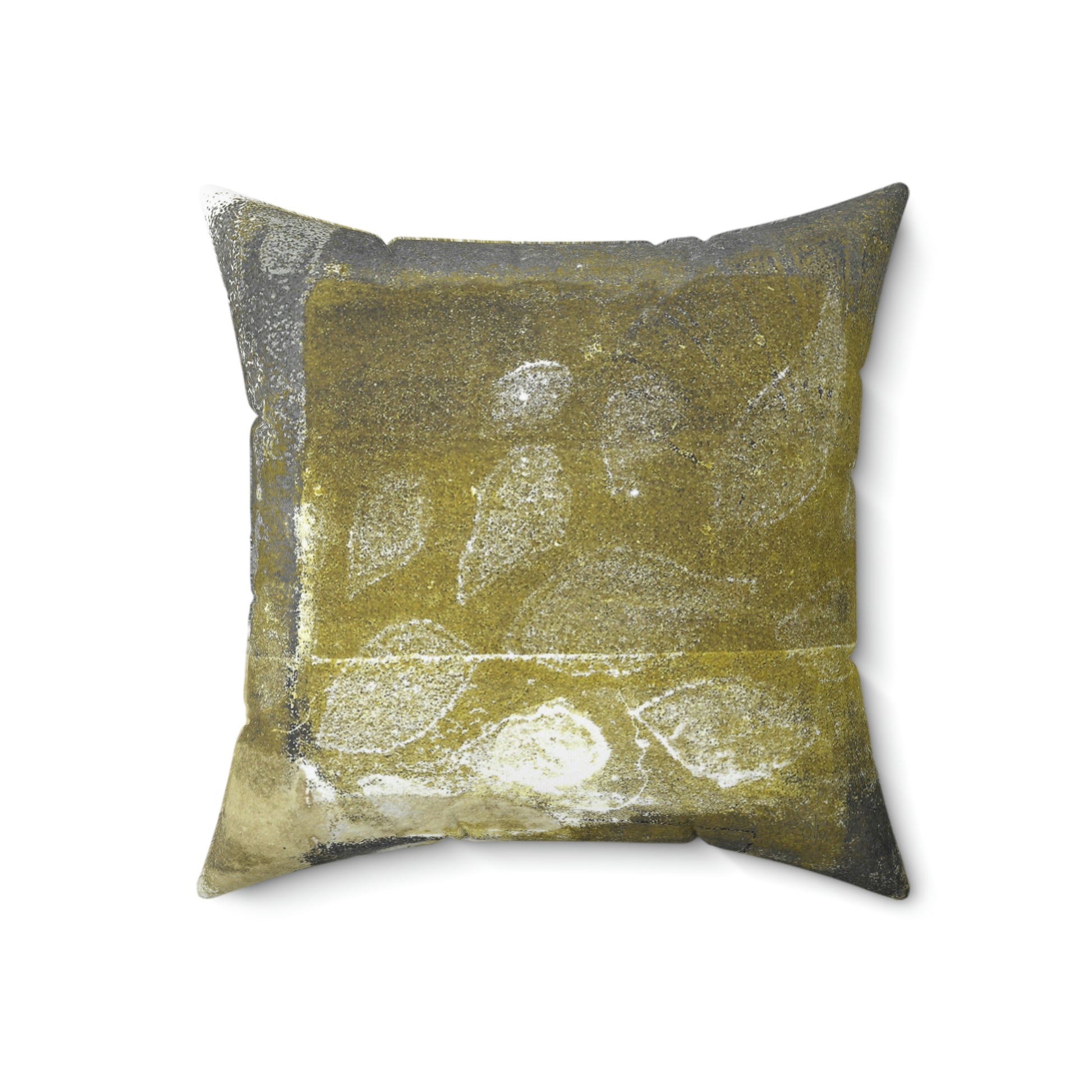 Light Fossils Square Pillow - Alja Design
