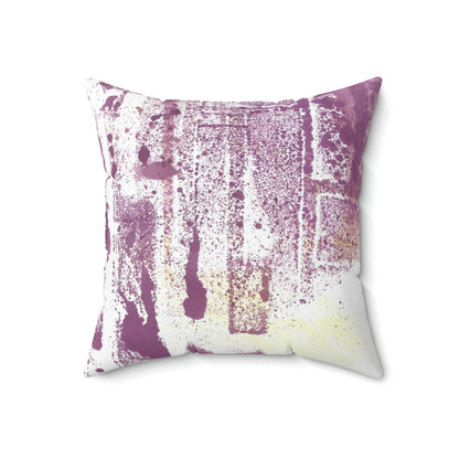 Purple Fantasy Two Square Pillow - Alja Design