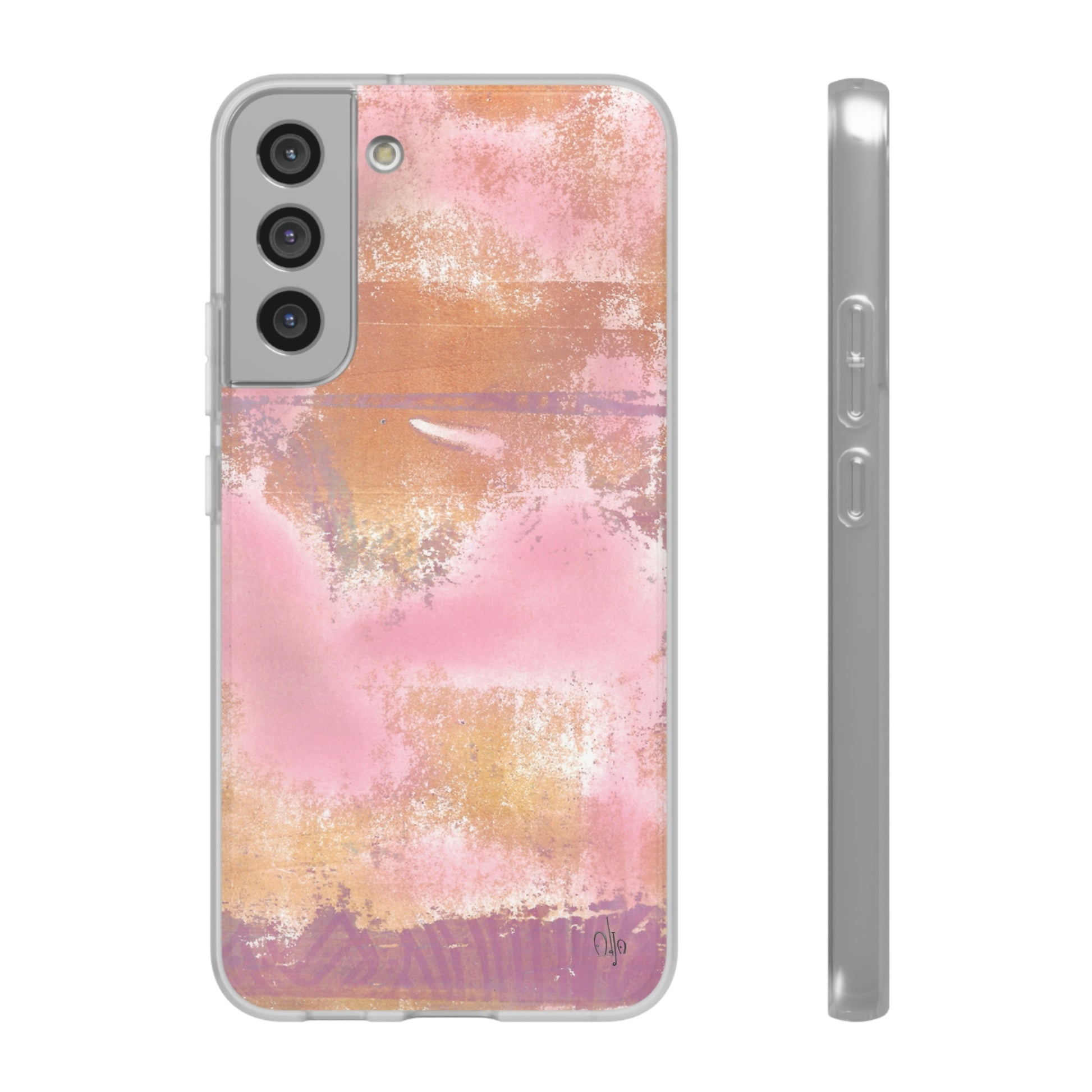 iPhone and Samsung Galaxy Flexi Phone Case Passionate Pink - Alja Design