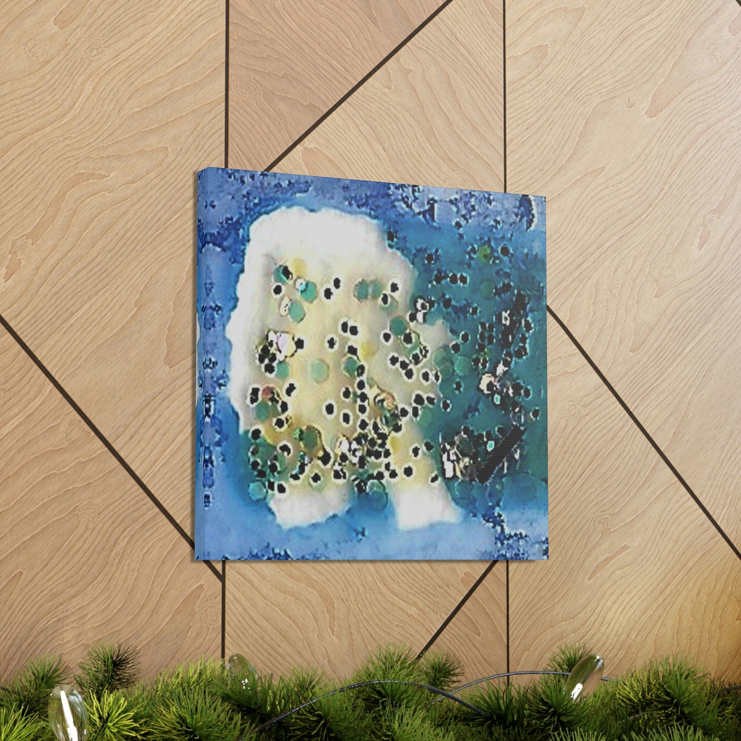 Fractal Blue 8 Canvas Print - Alja Design