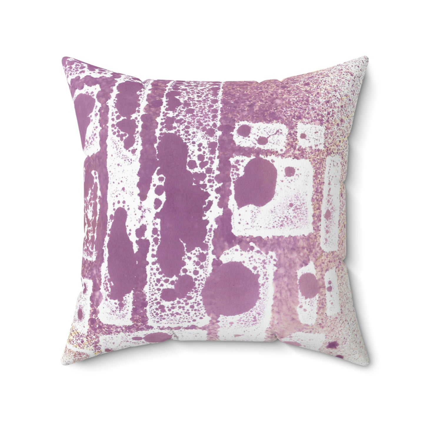 Purple Fantasy Square Pillow - Alja Design