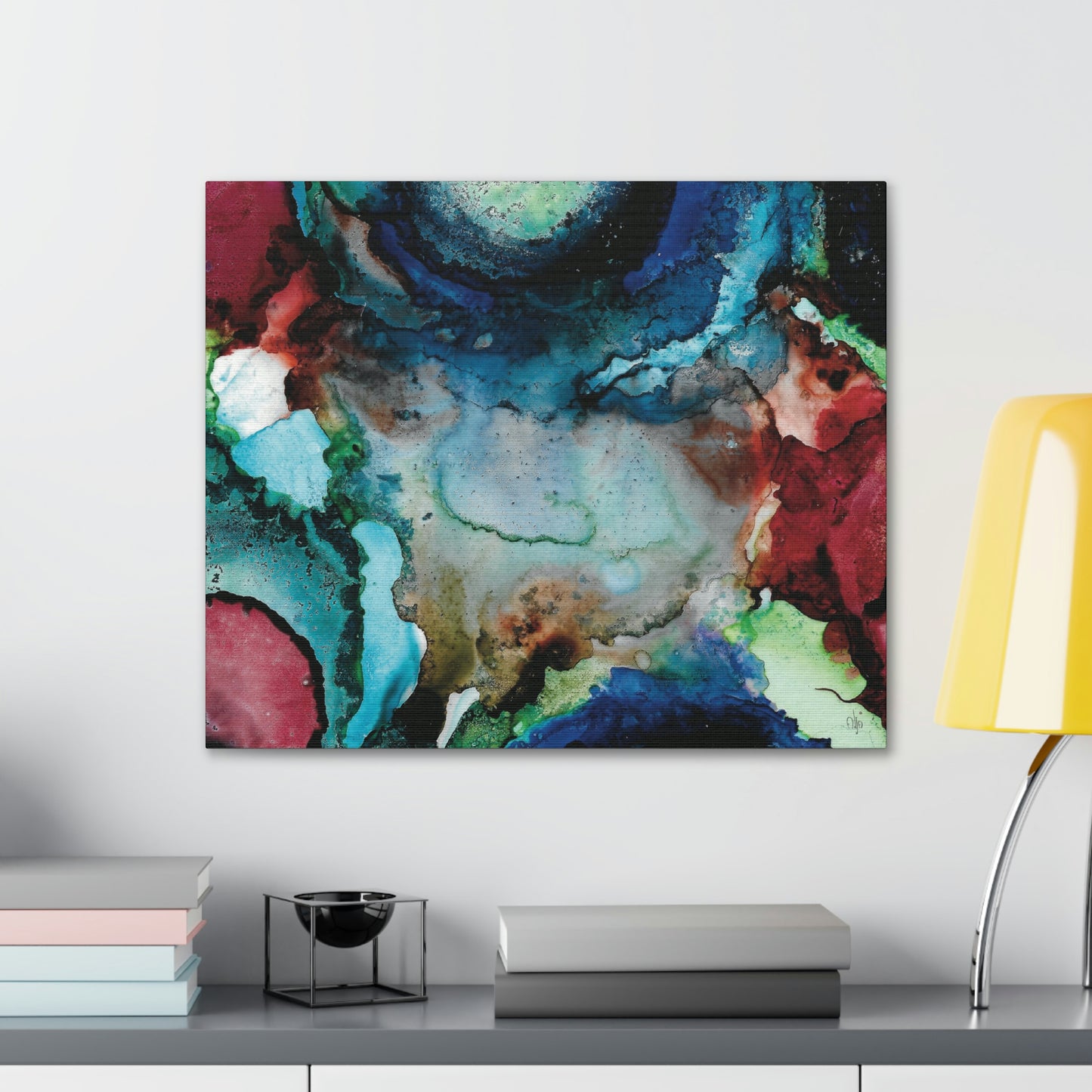 Inner Space 19 Canvas Print - Alja Design