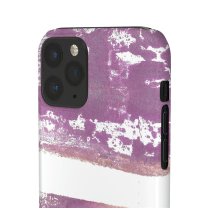 iPhone Samsung Galaxy Pixel5G Snap Case Phone Case Purple Horizon