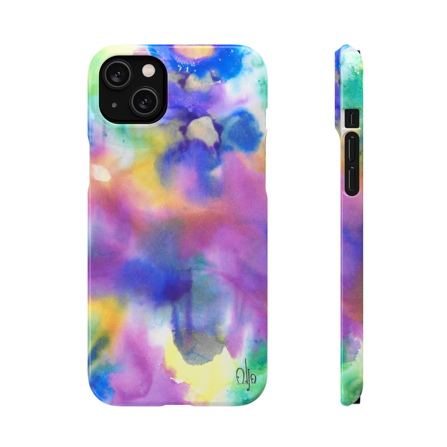 iPhone Samsung Galaxy Pixel5G Snap Case Phone Case Euphoric Colors