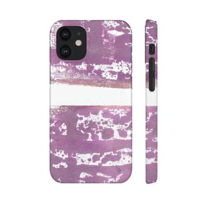 iPhone Samsung Galaxy Pixel5G Snap Case Phone Case Purple Horizon