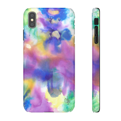 iPhone Samsung Galaxy Pixel5G Snap Case Phone Case Euphoric Colors