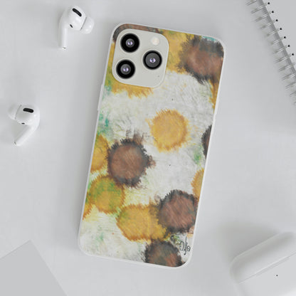 iPhone and Samsung Galaxy Flexi Phone Case Orange Cells - Alja Design