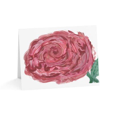 Rose Folded Greeting Card