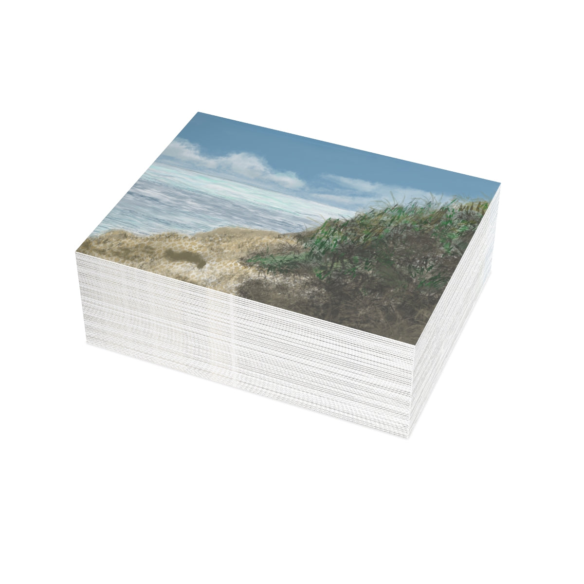 West Cliff Folded Greeting Card