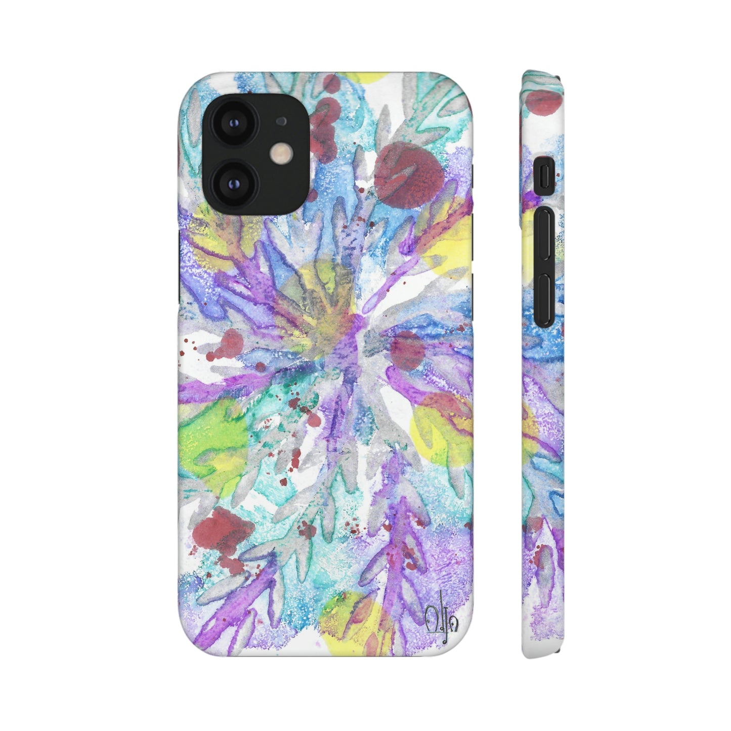 iPhone Samsung Galaxy Pixel5G Snap Case Phone Case Winter Colors