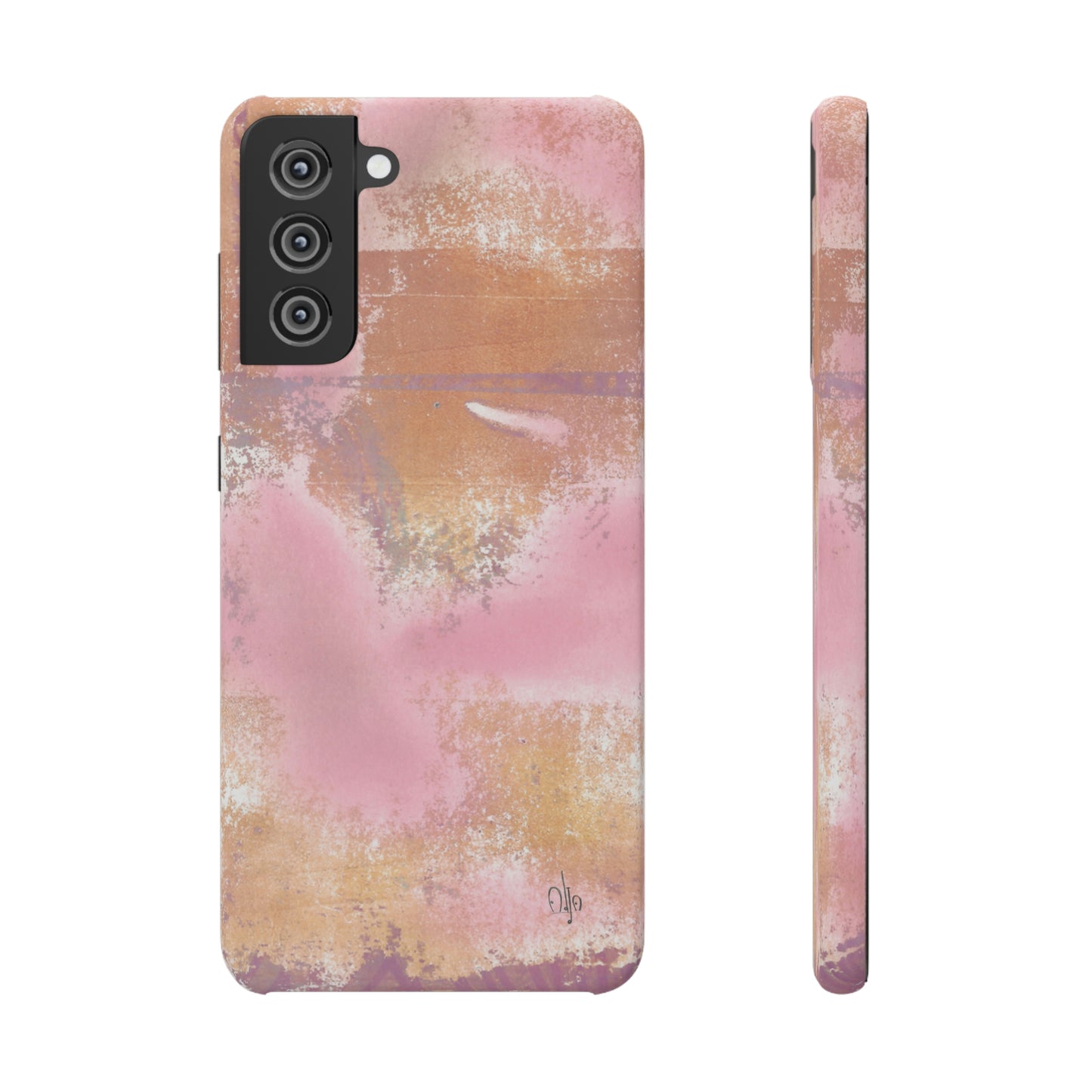 iPhone Samsung Galaxy Pixel5G Snap Case Phone Case Passionate Pink