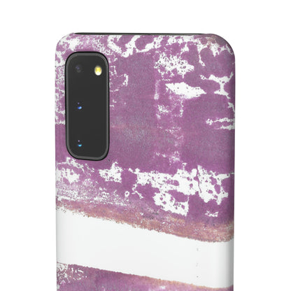 iPhone Samsung Galaxy Pixel5G Snap Case Phone Case Purple Horizon