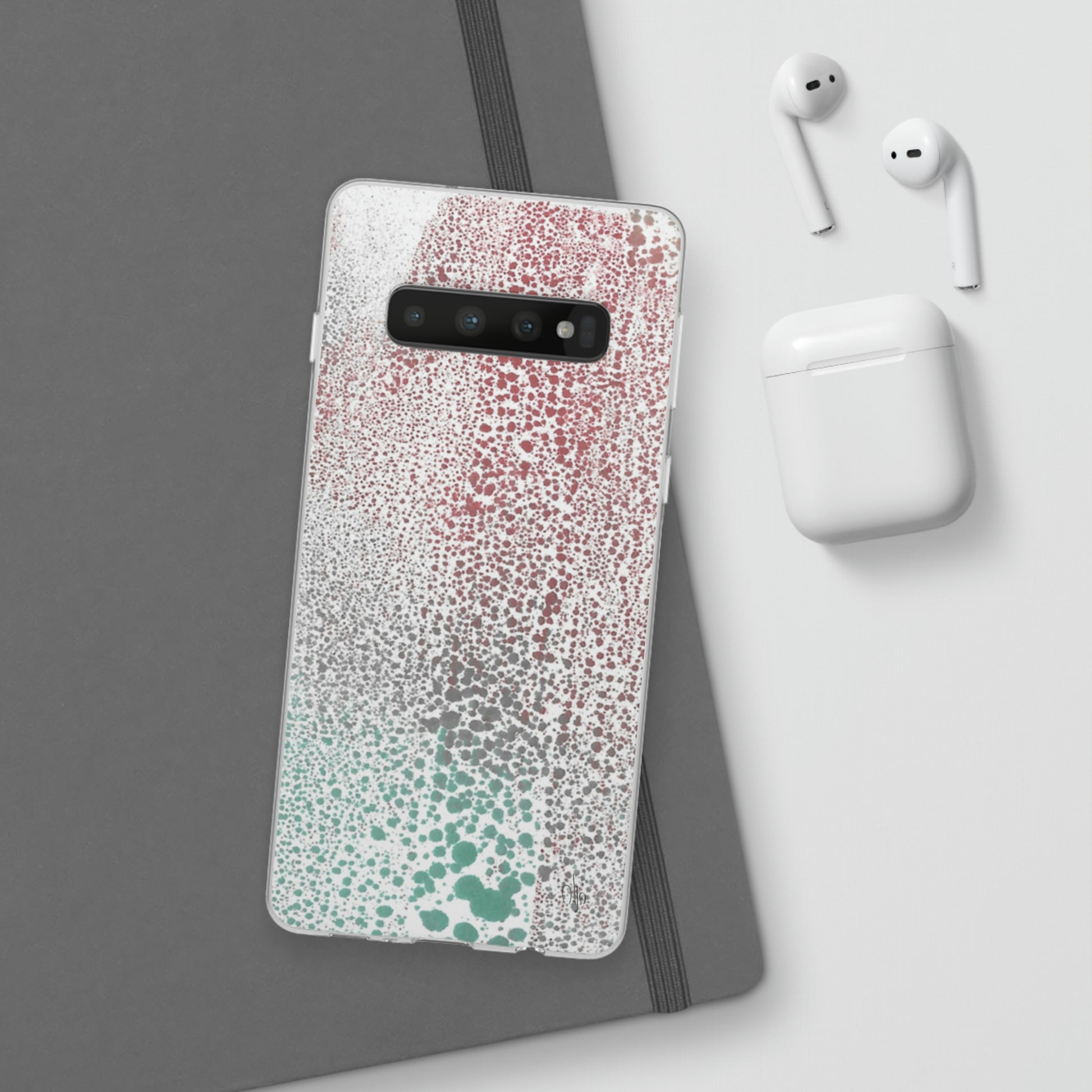 iPhone and Samsung Galaxy Flexi Phone Case Gradient Drip - Alja Design