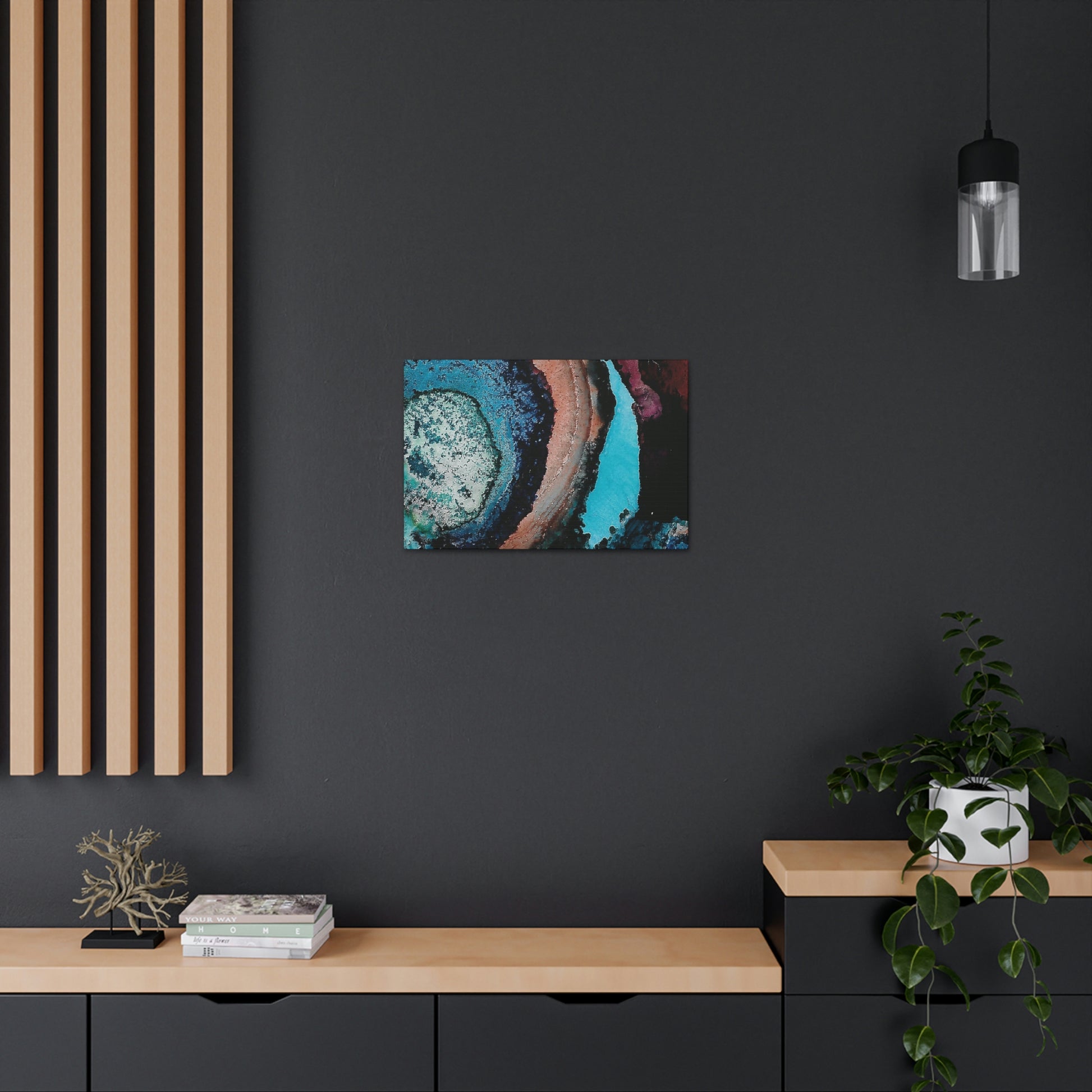 Inner Space 10 Canvas Print - Alja Design