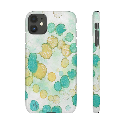 iPhone Samsung Galaxy Pixel5G Snap Case Phone Case Deep Bubbles