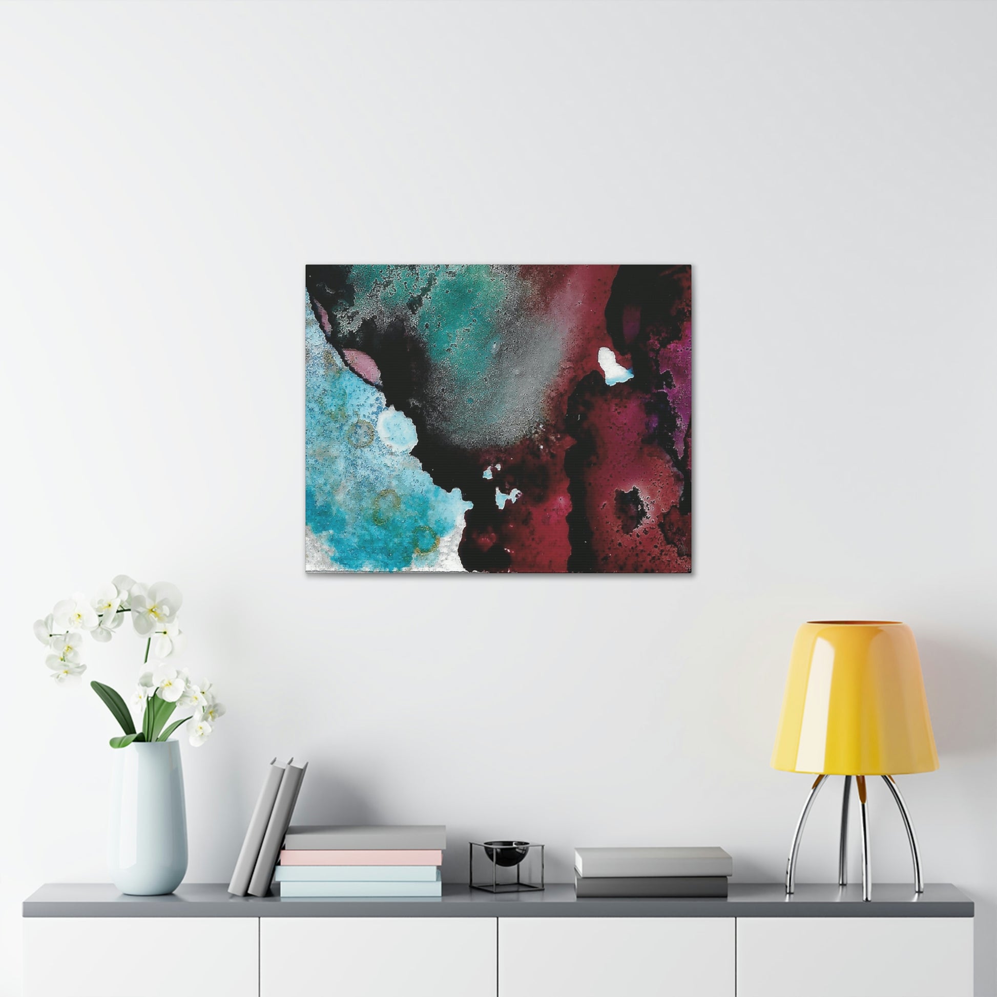 Inner Space 6 Canvas Print - Alja Design