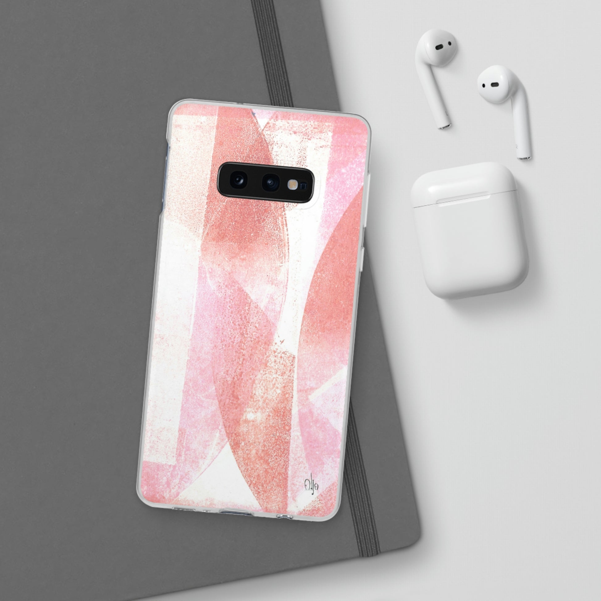iPhone and Samsung Galaxy Flexi Phone Case Red Glass - Alja Design
