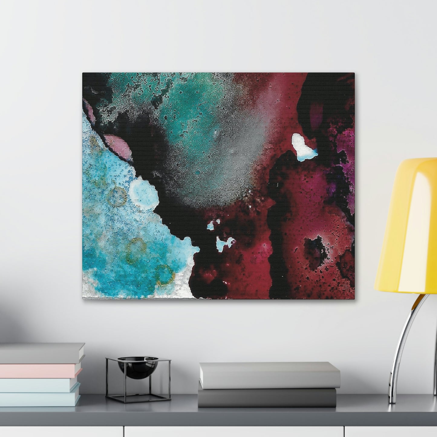 Inner Space 6 Canvas Print - Alja Design