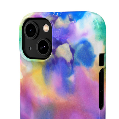 iPhone Samsung Galaxy Pixel5G Snap Case Phone Case Euphoric Colors