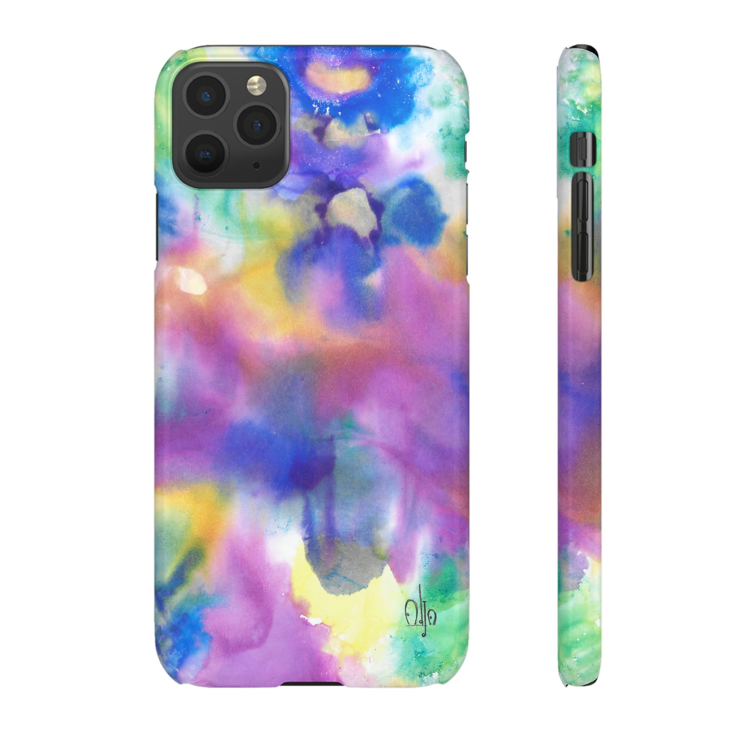 iPhone Samsung Galaxy Pixel5G Snap Case Phone Case Euphoric Colors