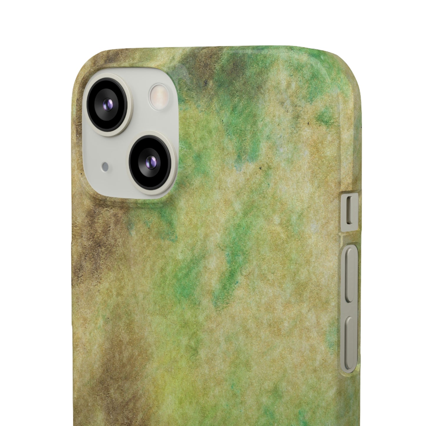 iPhone Samsung Galaxy Pixel5G Snap Case Phone Case Green Marble