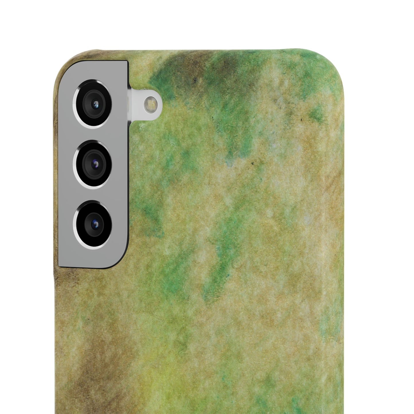 iPhone Samsung Galaxy Pixel5G Snap Case Phone Case Green Marble