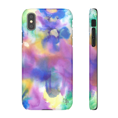 iPhone Samsung Galaxy Pixel5G Snap Case Phone Case Euphoric Colors