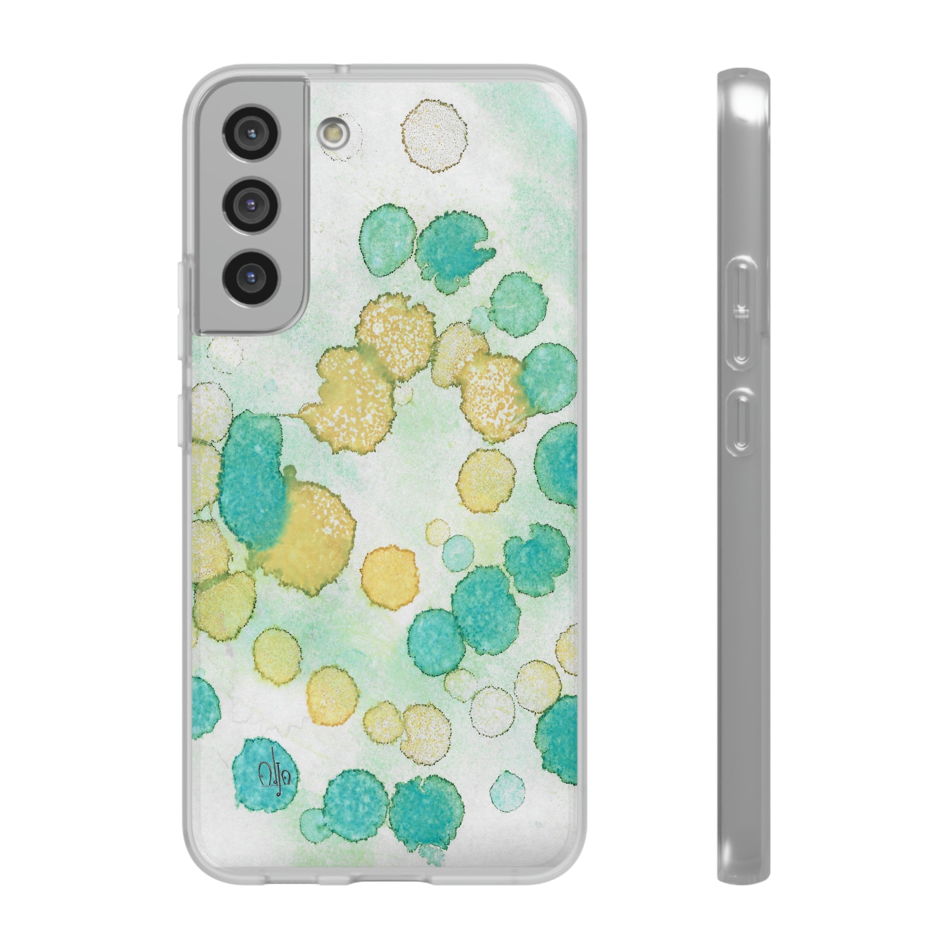 iPhone and Samsung Galaxy Flexi Phone Case Deep Bubbles - Alja Design